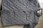 Mens S Denim quilted overshirt