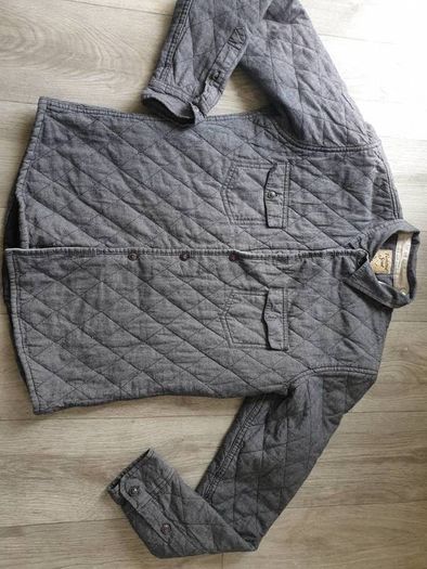 Mens S Denim quilted overshirt