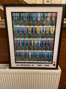Rare Irish Army Mission collection
