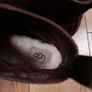 Ugg Wright Belted Dark Brown Suede Cross Strap Ankle Boots UK 7.5 / EU 40 Image 3