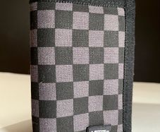 Vans Black & Grey Checkered Wallet