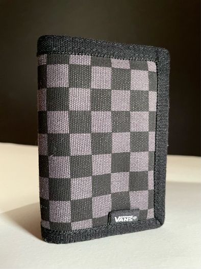 Vans Black & Grey Checkered Wallet