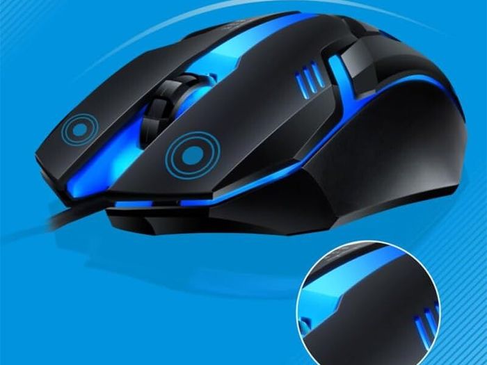 Wired Gaming Keyboard and Mouse Set with Led Backlight Ergonomic Design Liquid-Resistant Keyboard for Comfortable Long-Term Use