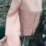 Cute Baby pink peachy fine knit cardigan Image 3