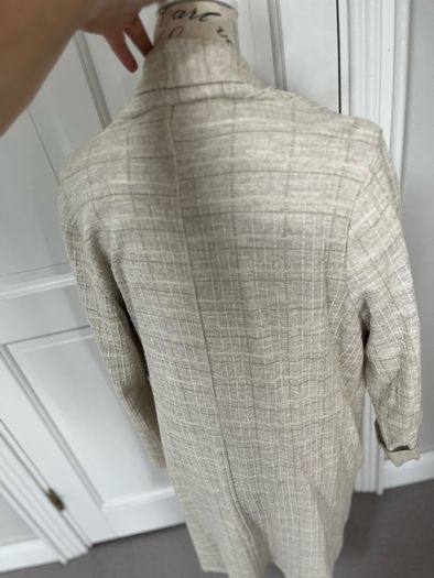 Zara Cream Long Coat