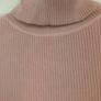 Shein Ribbed Fitted Turtleneck Dusty Pink Sweater size  M UK10 EU38 Perfect condition Postage included Image 3