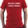 Heavily Armed Easily Pissed T-Shirt tee top shirt Image 8