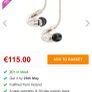 Shure monitoring earphones - barely used Image 5
