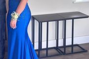 Blue debs dress