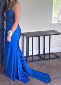 Blue debs dress