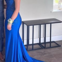 Blue debs dress