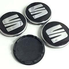4x SEAT 56mm Wheel Centre Caps