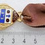Vintage 1957 Royal Masonic R.M.B.I. Steward Enameled Medal / Badge Image 6