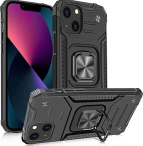 Shockproof Luxury Case For iPhone 13 Stand Ring Back Cover Armour