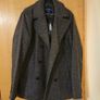 Tokyo Laundry mens pea coat grey UNWORN WITH TAGS Image 2