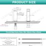 FREE POSTAGE Basin Tap Washroom Hot and Cold Mixer Tap Single Lever Bathroom Sink Faucet with 80CM UK Standard Hoses, Chrome Image 2