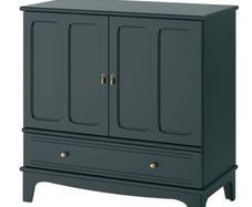LOMMARP Cabinet, dark blue-green