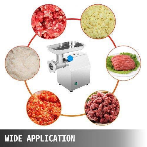Electric Meat Grinder 850W Meat Mincer 190 r/min Sausage Maker Commercial Stainless Steel Food Grinding Mincing Machine Electric Mincer Machine for Home Kitchen Tool (FREE SHIPPING)
