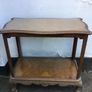 Rare Vintage large ornate 2 tier  trolley on castors Image 3