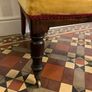 Victorian rosewood prie dieu or prayer nursing chair with original needlepoint upholstery. Image 5