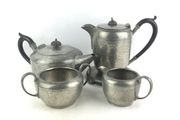 Arts and crafts pewter tea/coffee set