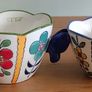 Morgan& Finch 4-Pieces Ceramic Measuring Cup Set - Creative Flower Printed Measuring Cups - Kitchen Nesting Measuring Cups with Butterfly Shaped Handle - for Dry and Liquid Ingredient Image 3