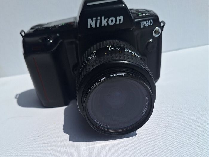 Nikon F90 camera  and lens