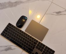 Apple Space Grey Magic Keyboard, Trackpad and Mouse.