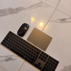 Apple Space Grey Magic Keyboard, Trackpad and Mouse.