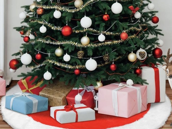 Christmas Tree Skirt Blanket 120cm 48 inches