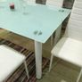 Glass Dining Table Set 6 chairs FREE Delivery Image 4