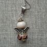 Angel necklace, Jewellery, Necklace. Handmade glass beads,Gift Image 3