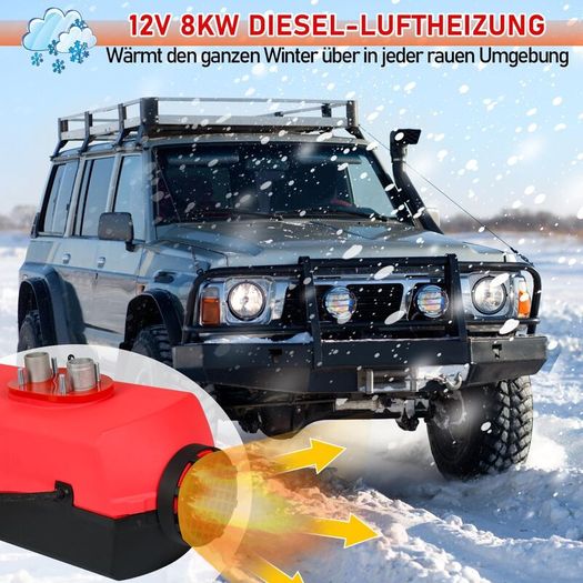 Diesel Heater 8kw, LCD, Remote.