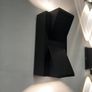 Black decorative wall light 6w Image 3