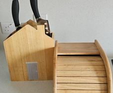 NEXT Bread bin & knife block