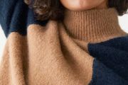 &amp; Other Stories Two-Tone Mock Neck Sweater