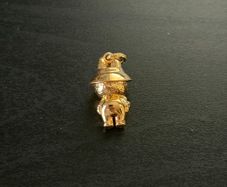 18k / ct Gold Pendant Labubu