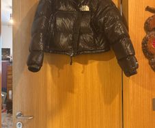 ladies north face cropped jacket L