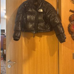 ladies north face cropped jacket L