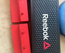 Reebok Adjustable Fitness Step with Risers