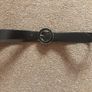ladies black leather belt Image 2