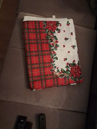Christmas table cloth