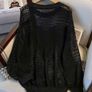 Brand new Black crochet jumper size UK 16/18 EU 44/46 Postage included Image 2