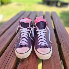 Converse Double Tongue High Top Trainers, UK8, EU41, AV