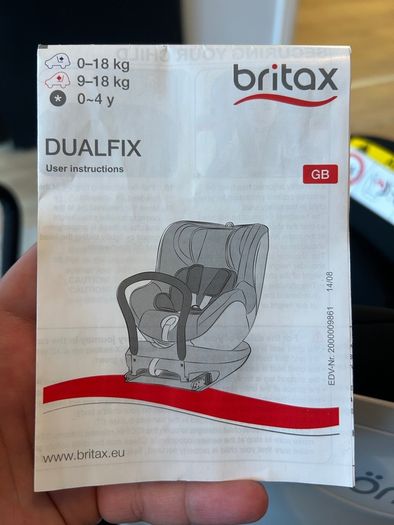 Britax Romer Dualfix 0-18kg