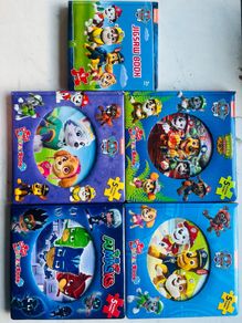 5 puzzle books 3+ (paw patrol / pj mask)