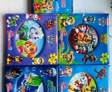 5 puzzle books 3+ (paw patrol / pj mask)