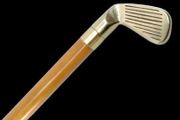 Vintage Golf Club Walking Stick with Hidden Flask