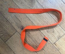 Orange taekwondo doh belt