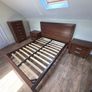 Bed frame with bedside lockers Image 4